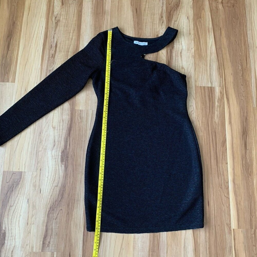 BCBGeneration Medium Black Bodycon One Shoulder C… - image 7